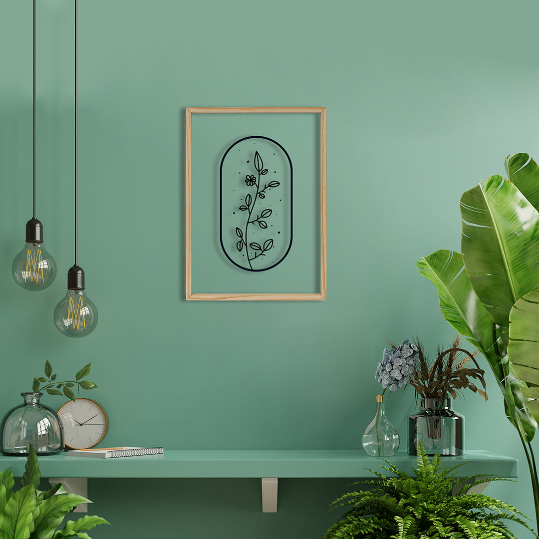 Beautiful Flower Acrylic Frame