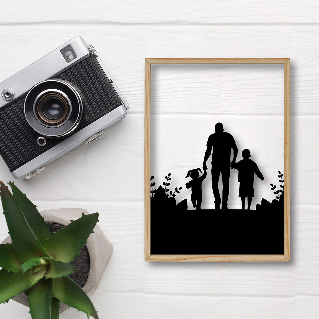 Small Family Acrylic Frame