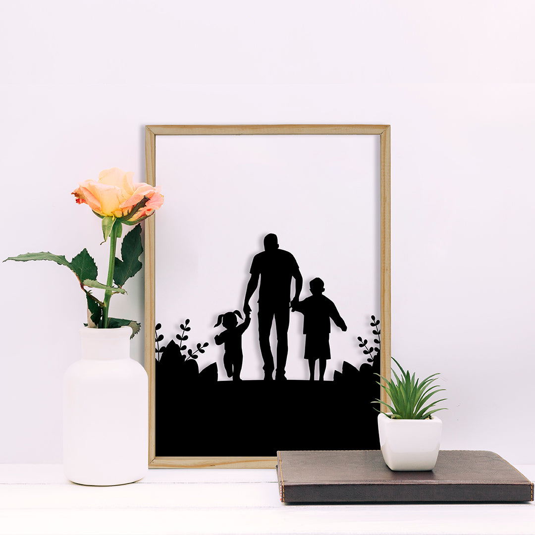 Small Family Acrylic Frame