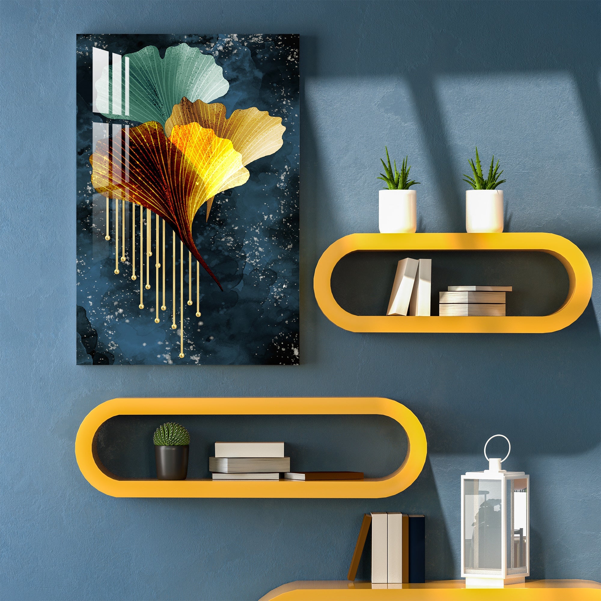 Naples Colourful Floral Acrylic Wall Art - 23.5X16 inches / 8MM (Premium)