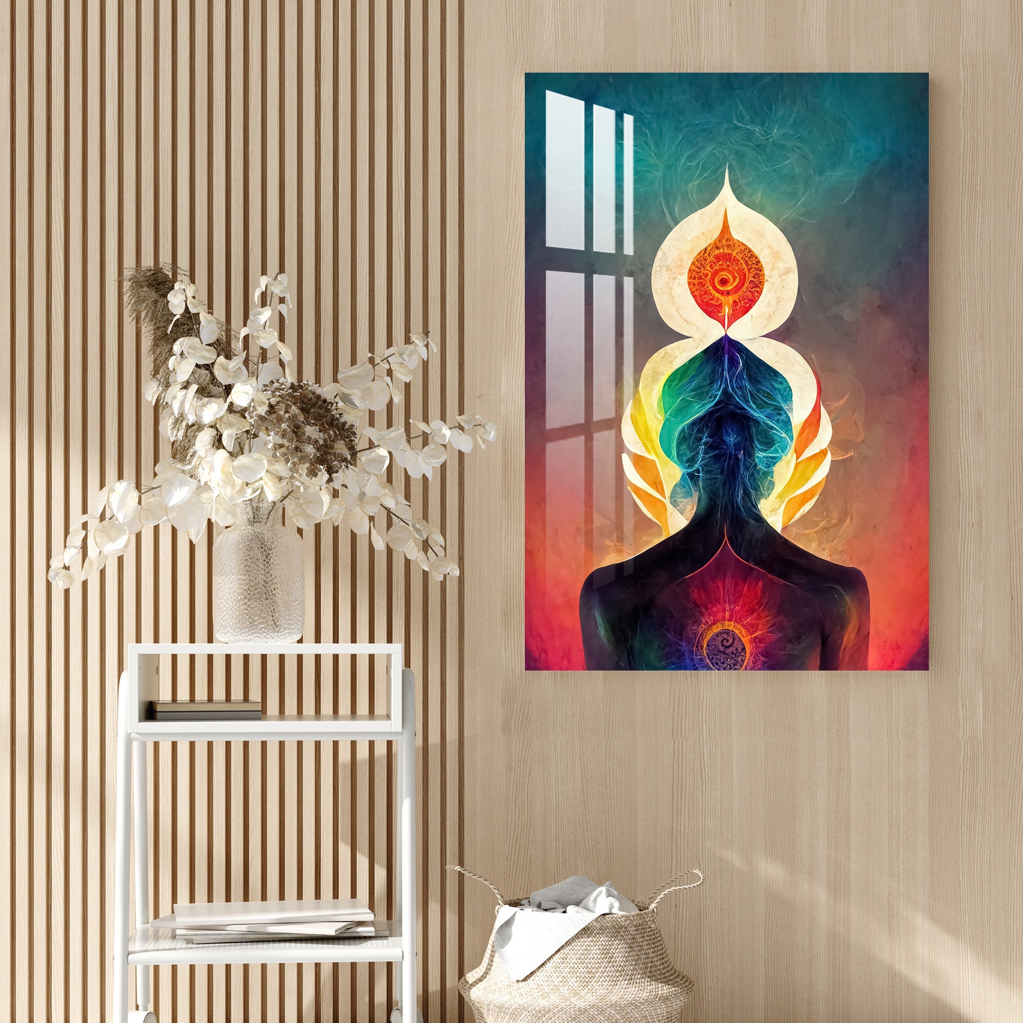 Peaceful Mind & Healthy Body Acrylic Wall Art - 29.5X20 inches / 8MM (Premium)