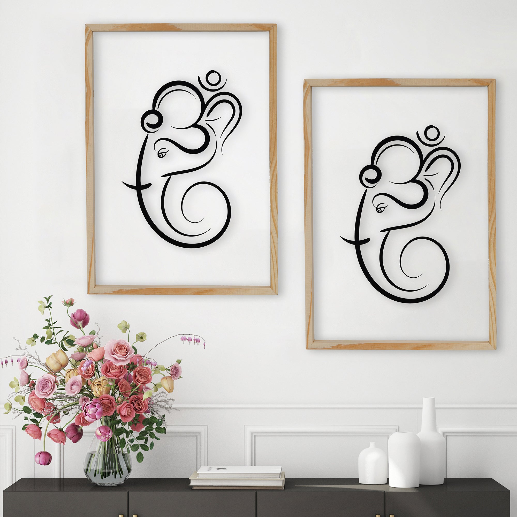 Lord Ganesh Acrylic Frame