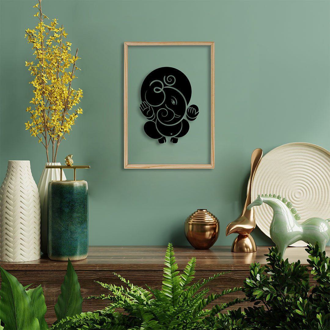 Elegant Ganesha Acrylic Frame