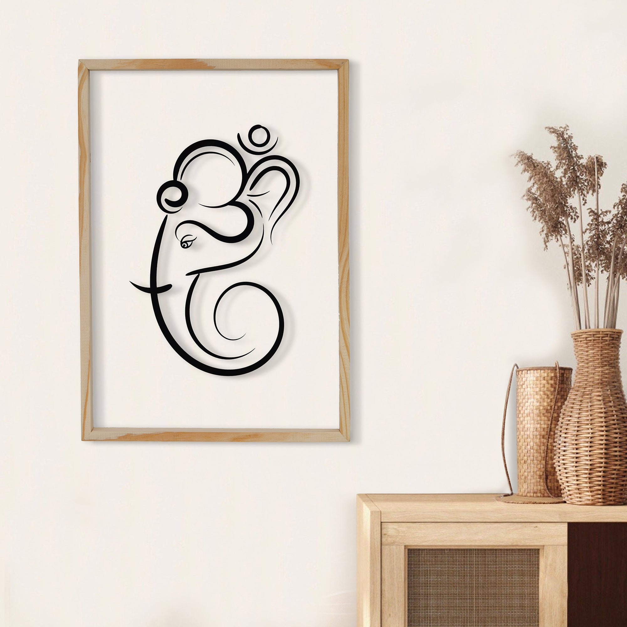 Lord Ganesh Acrylic Frame