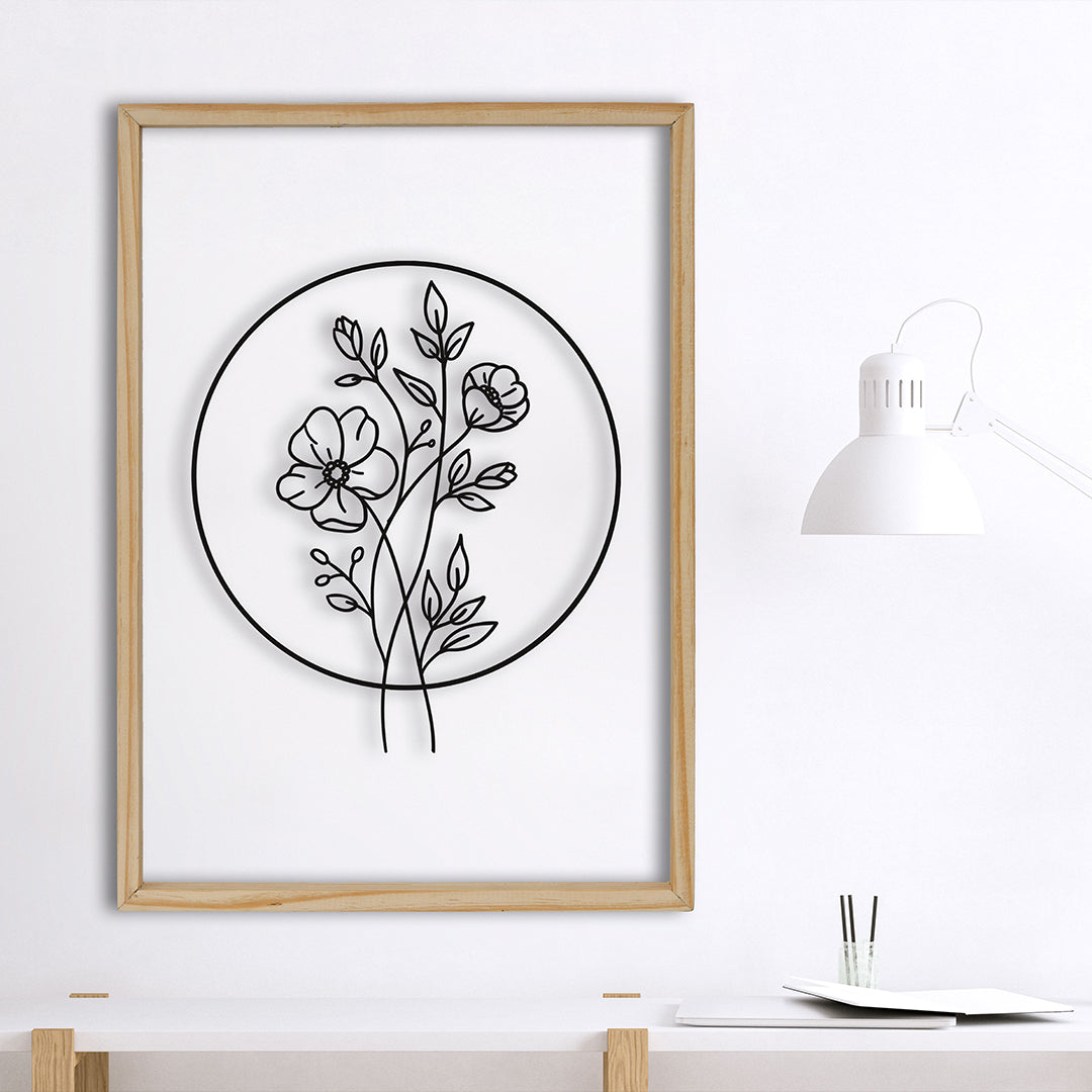 Bunch Of Flowers Acrylic Frame