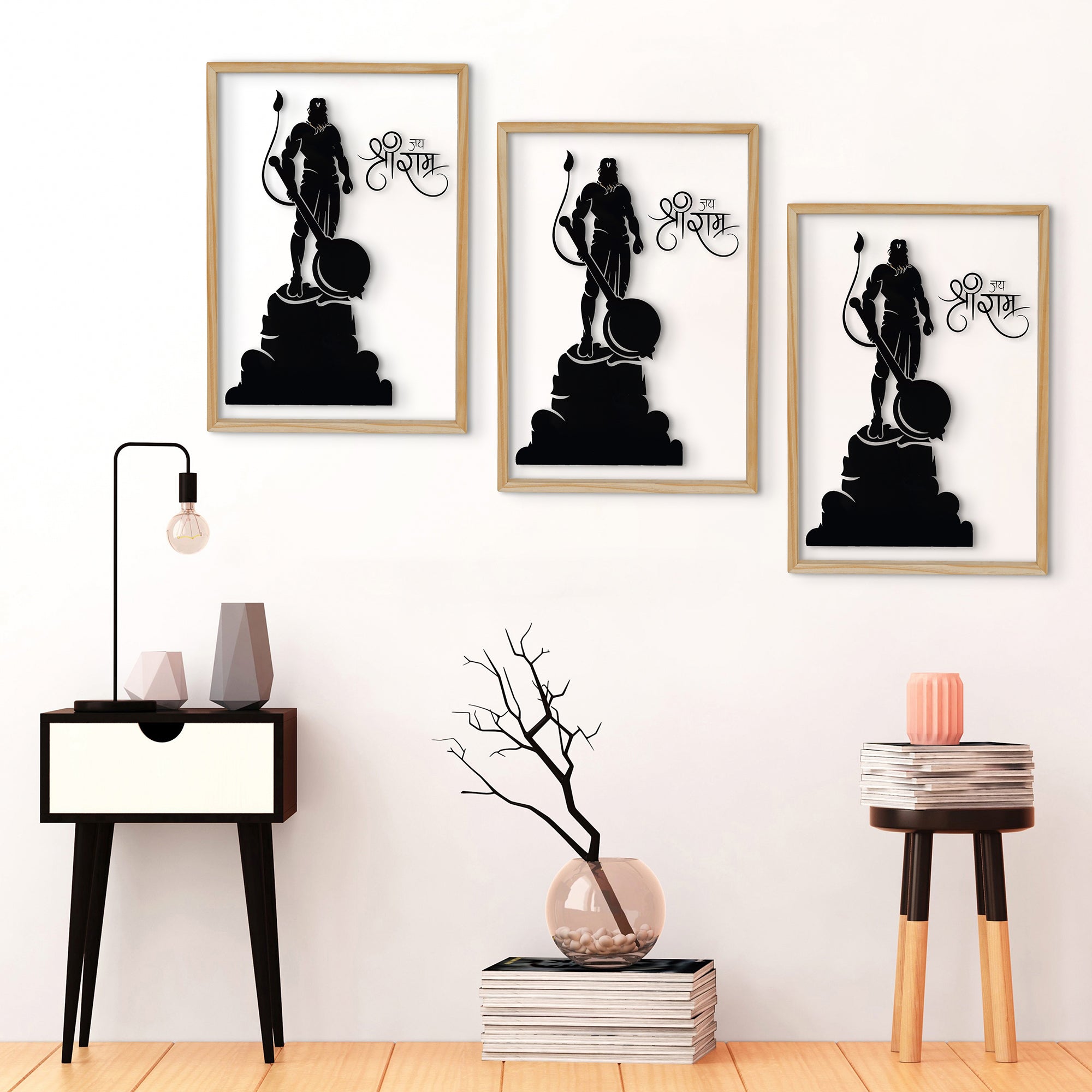 Lord Hanuman Acrylic Frame