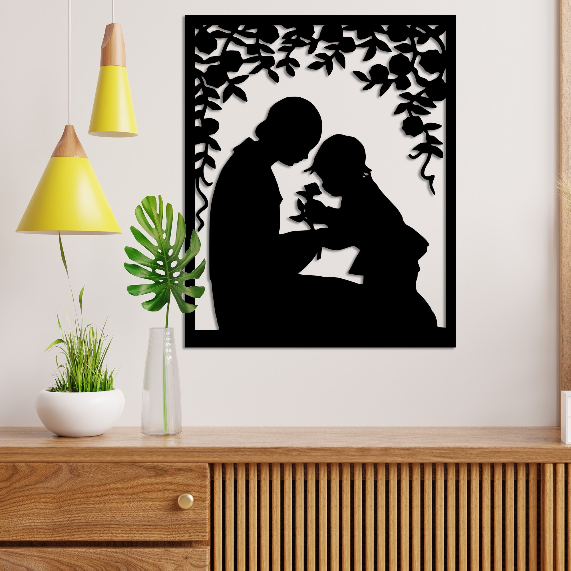 Caring Parent Metal Wall Art