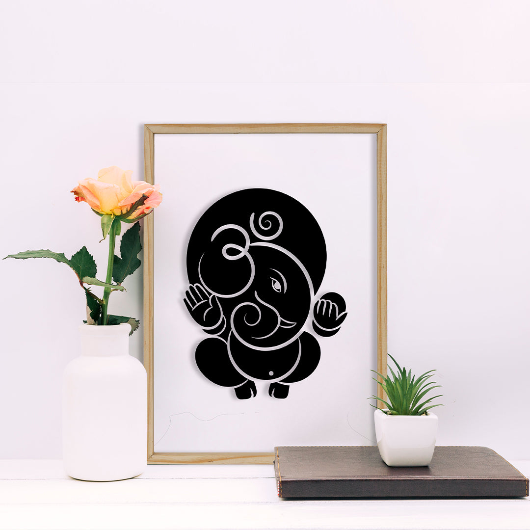 Elegant Ganesha Acrylic Frame