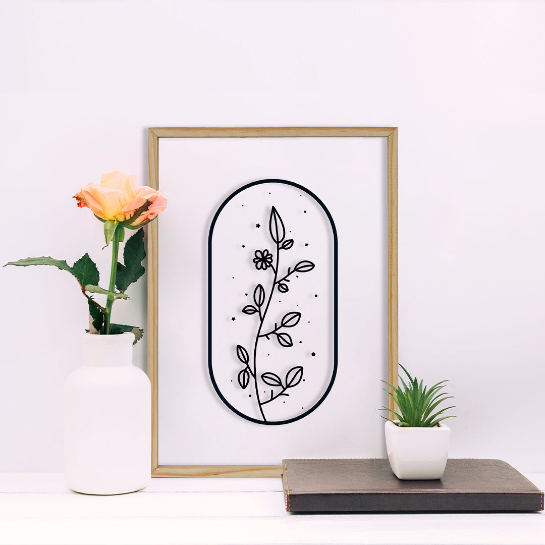 Beautiful Flower Acrylic Frame