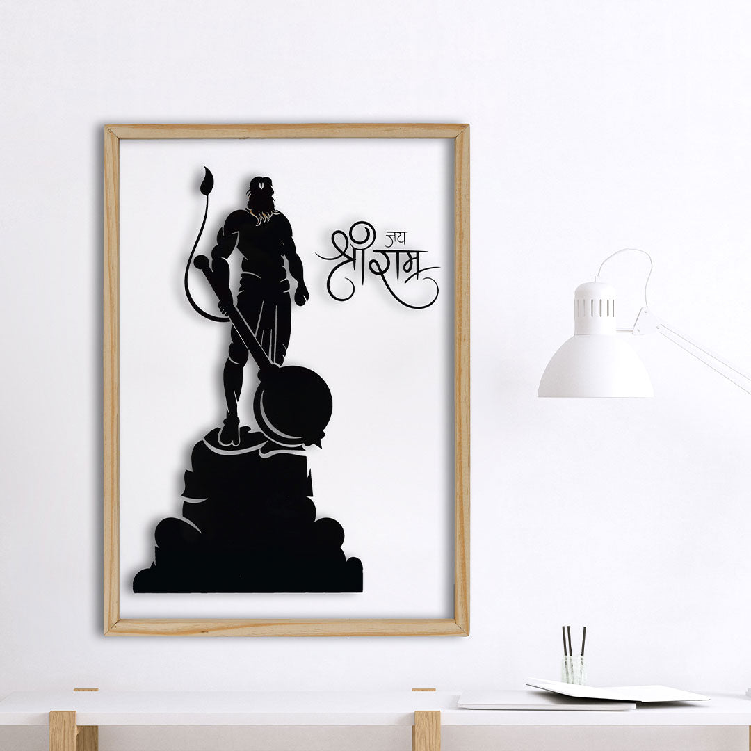 Lord Hanuman Acrylic Frame