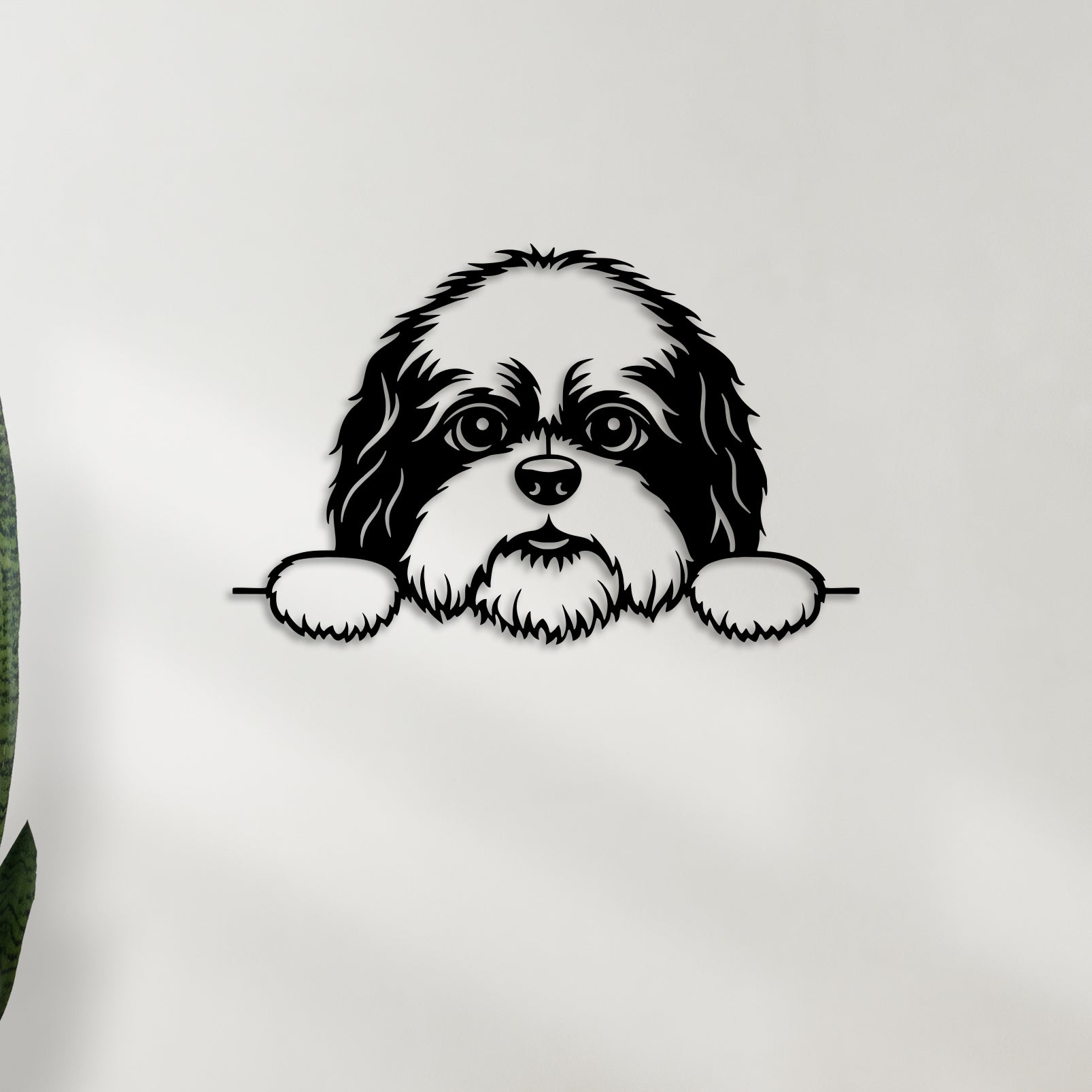 Cute Puppy Metal Wall Art