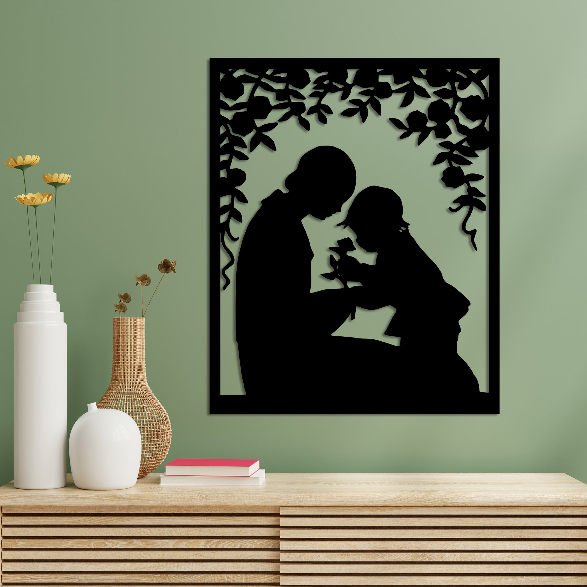 Caring Parent Metal Wall Art