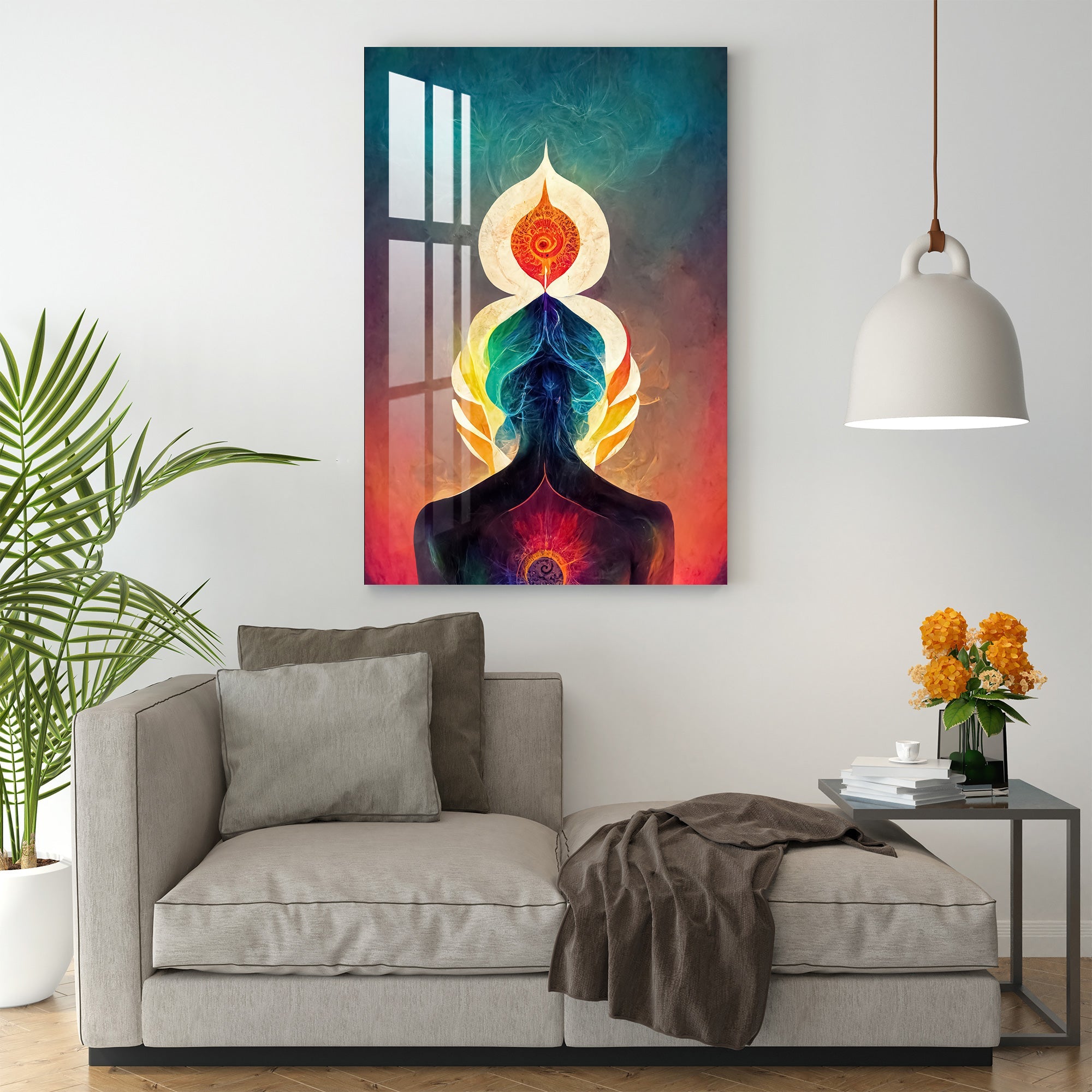Peaceful Mind & Healthy Body Acrylic Wall Art - 29.5X20 inches / 8MM (Premium)