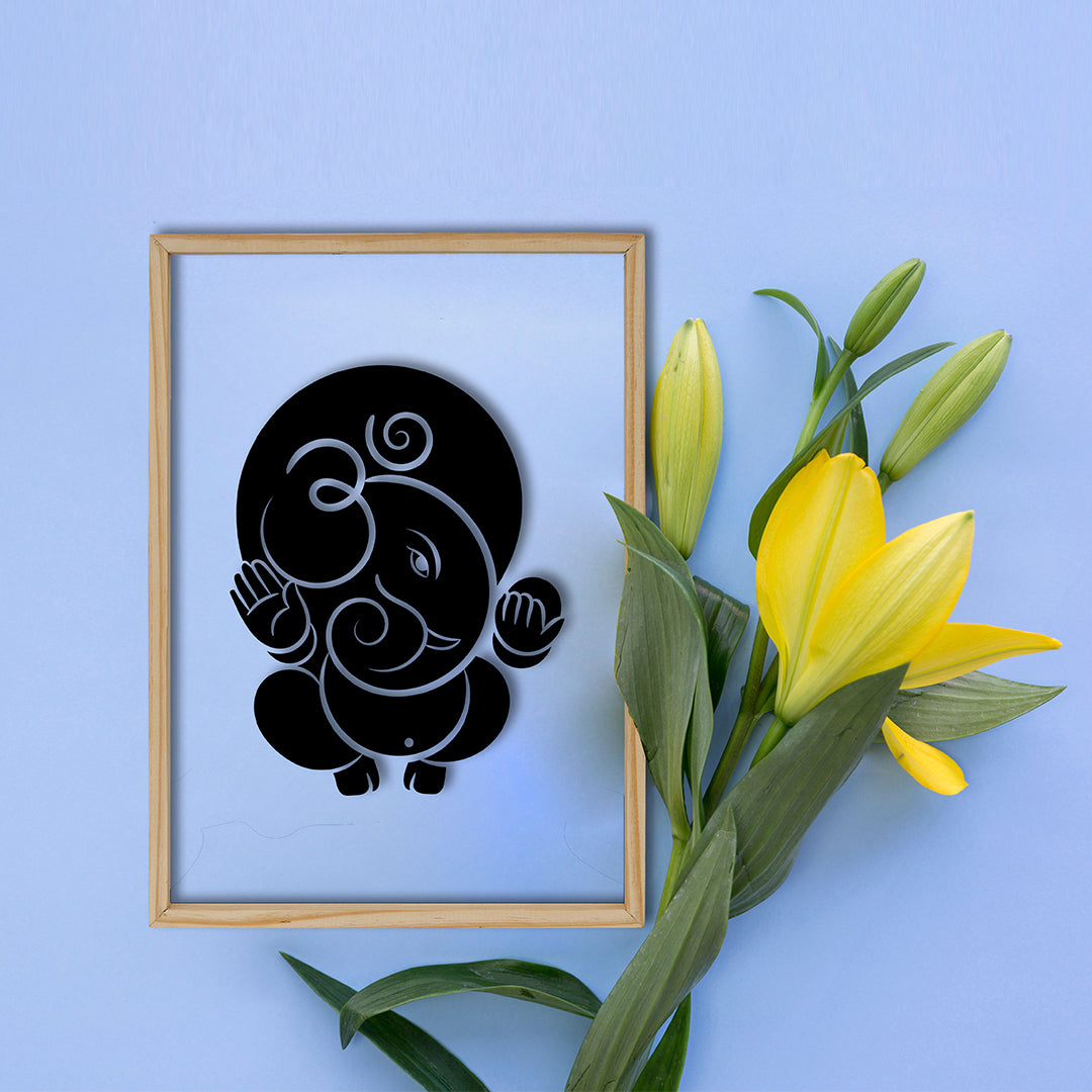 Elegant Ganesha Acrylic Frame