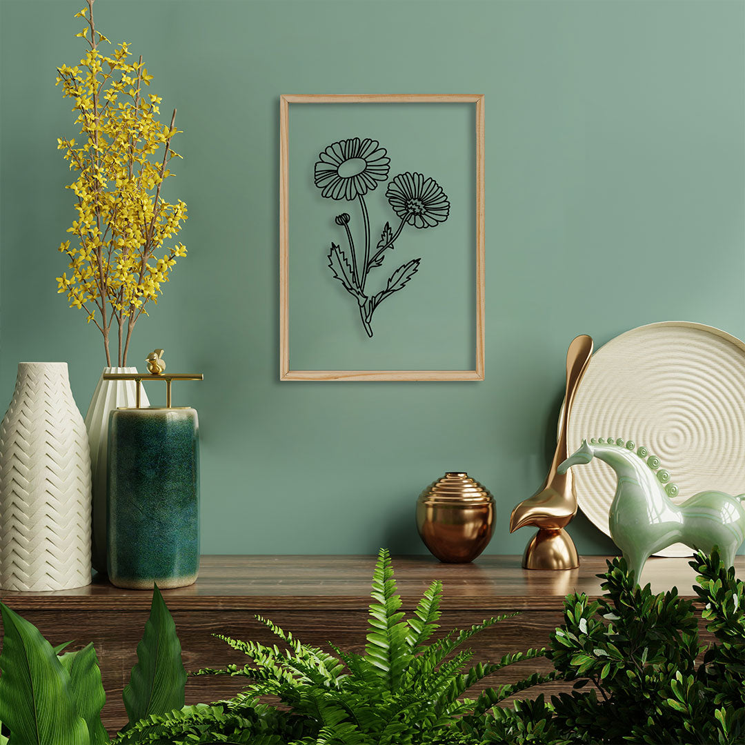 Sun Flower Acrylic Frame