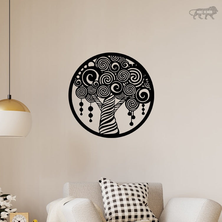 Antique Tree Metal Wall Art