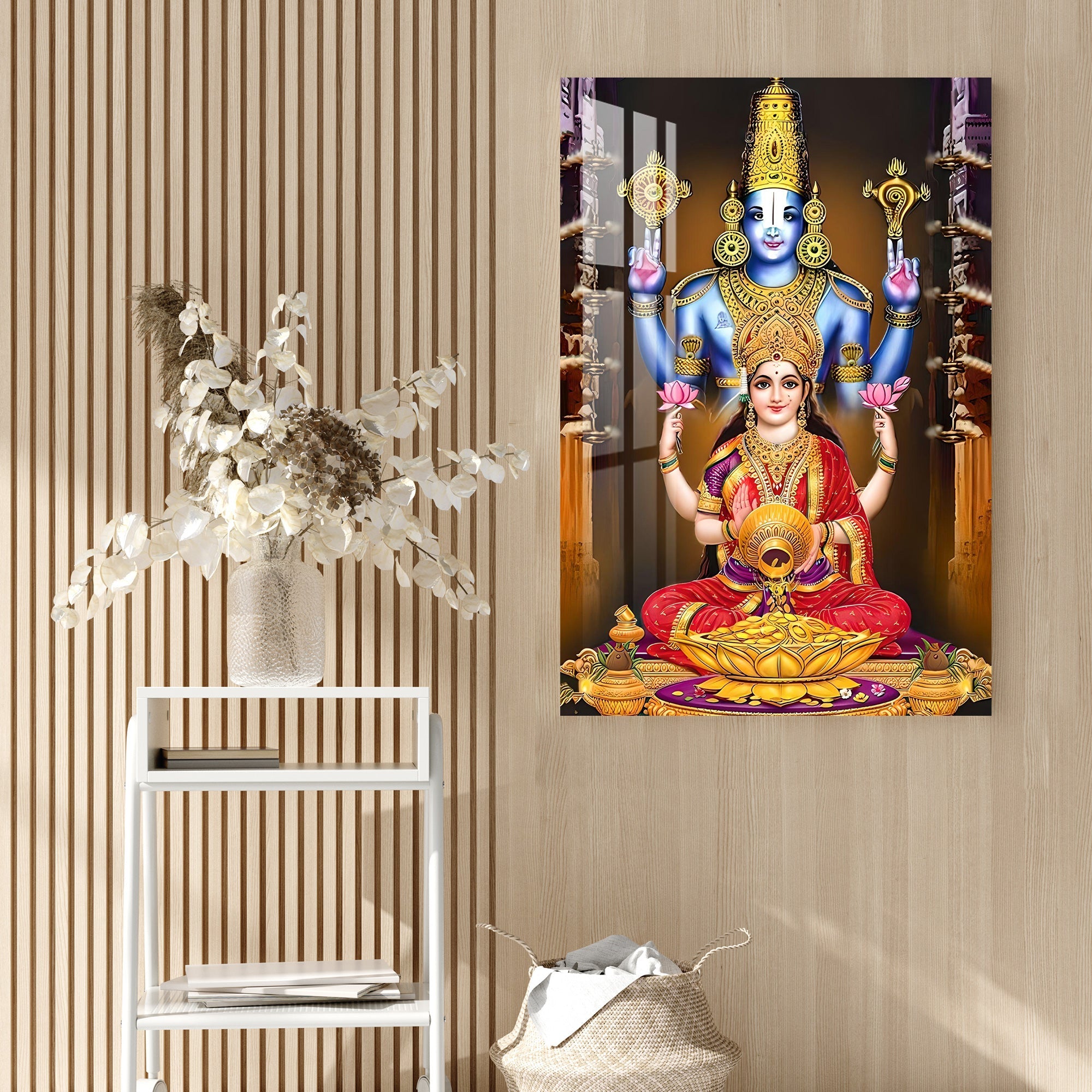 Lord Venkateswara Swamy Acrylic Wall Art - 29.5X20 inches / 5MM