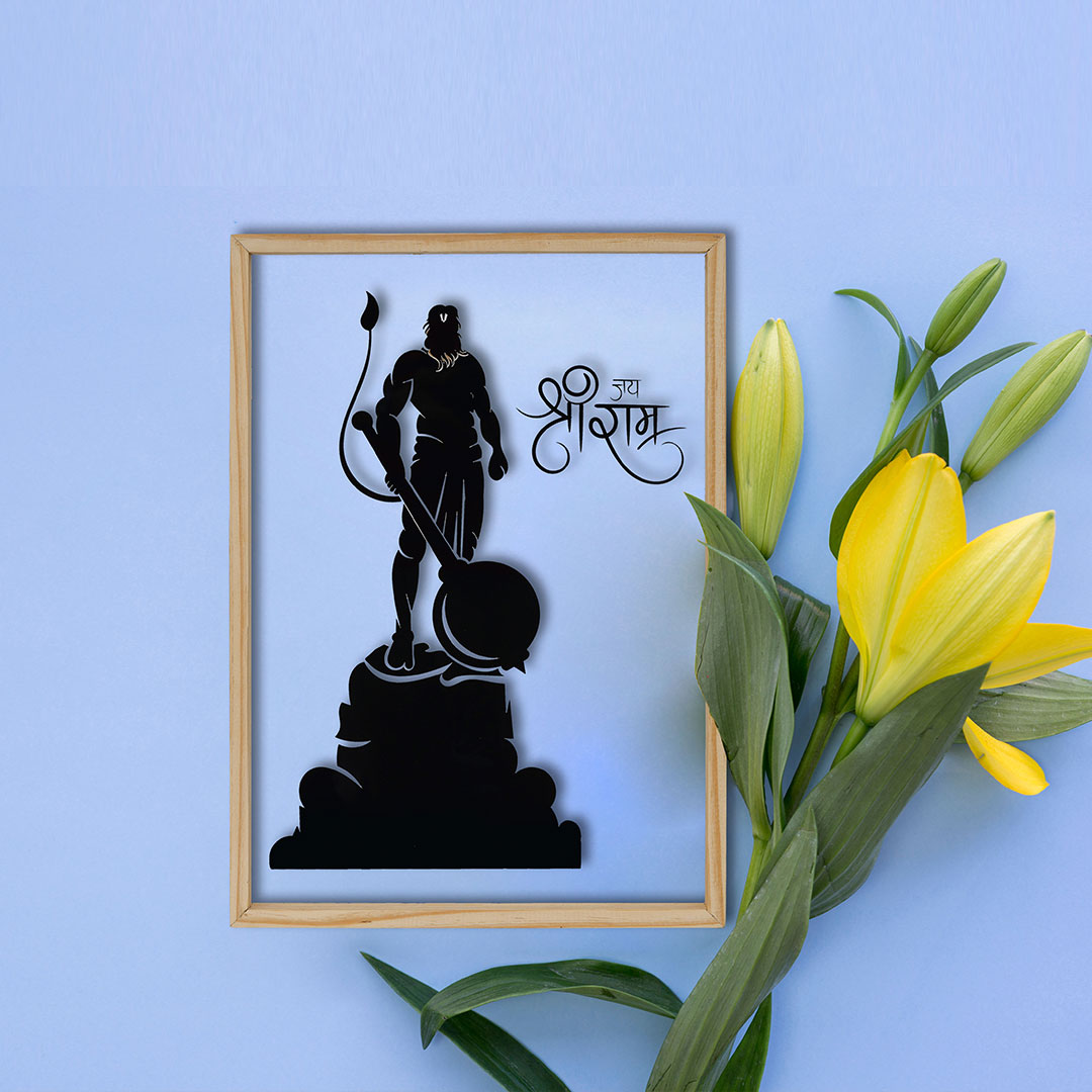 Lord Hanuman Acrylic Frame