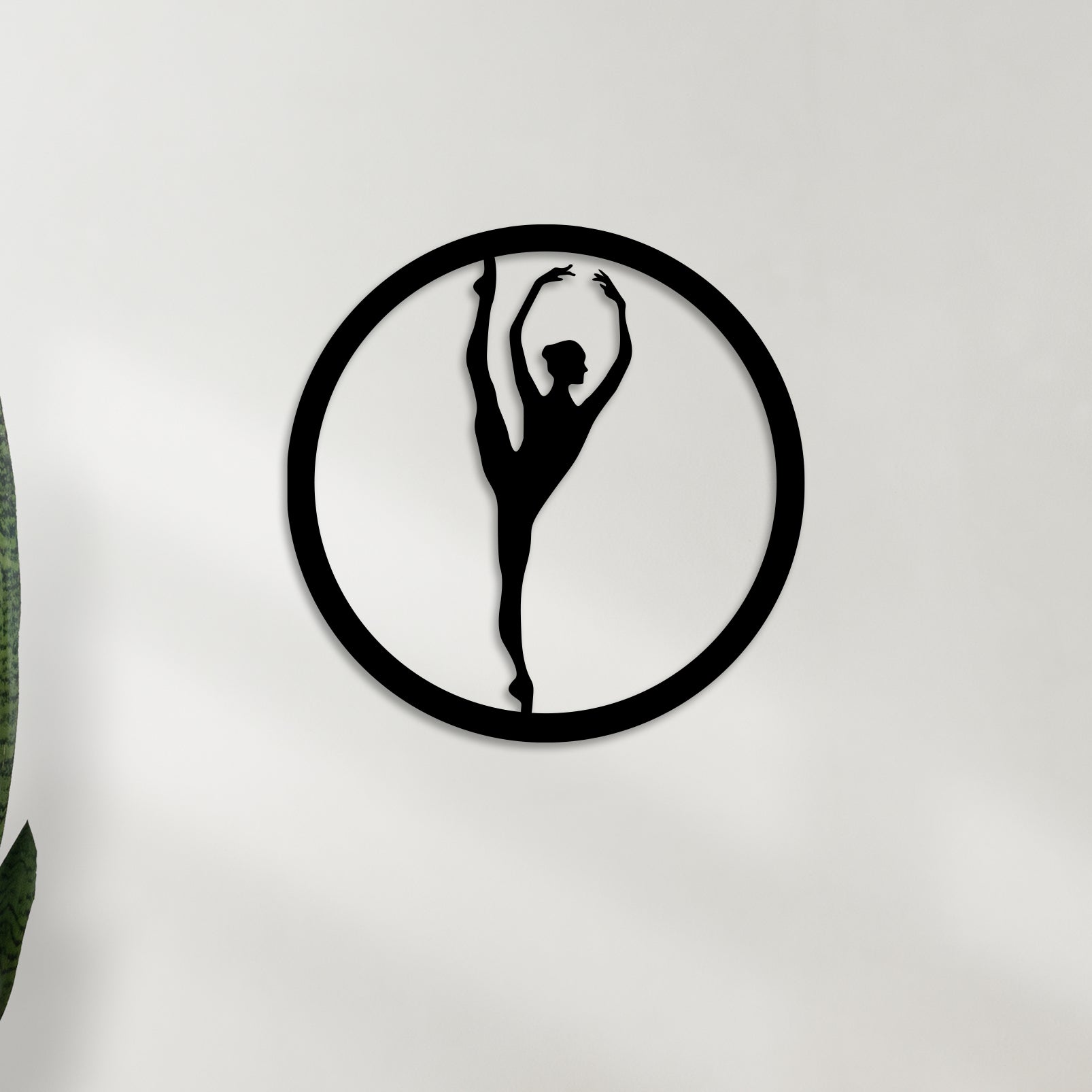 Gymnastic Pose Metal Wall Art