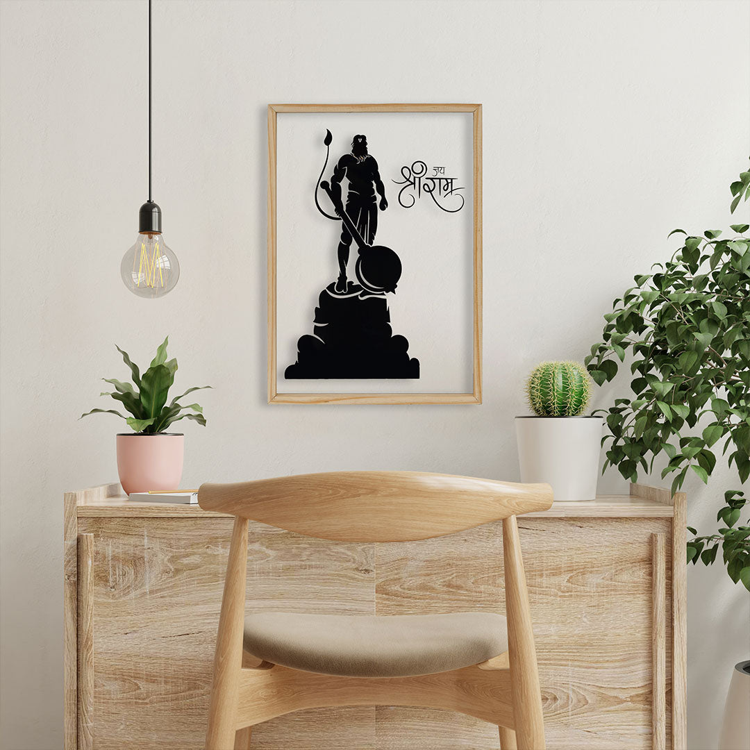Lord Hanuman Acrylic Frame