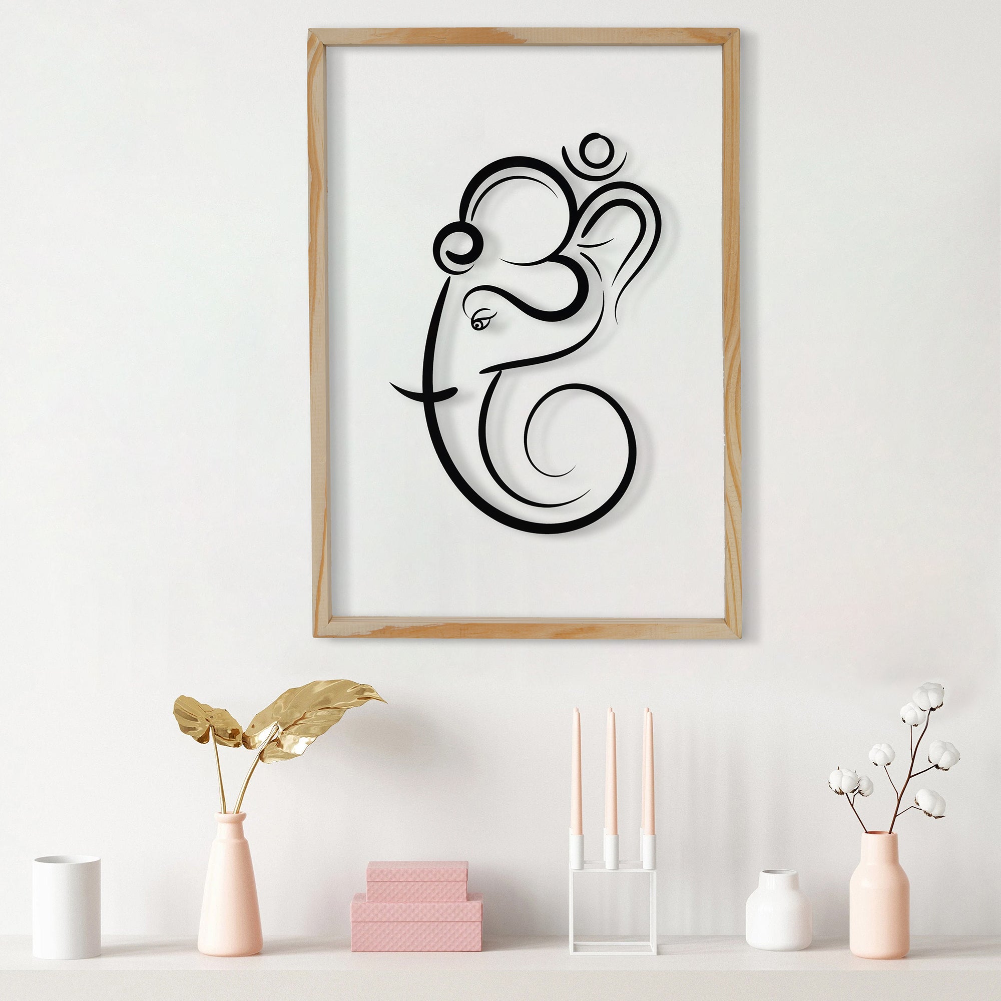 Lord Ganesh Acrylic Frame