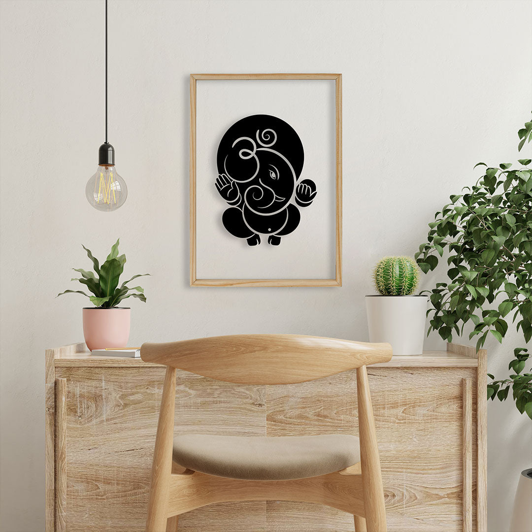 Elegant Ganesha Acrylic Frame