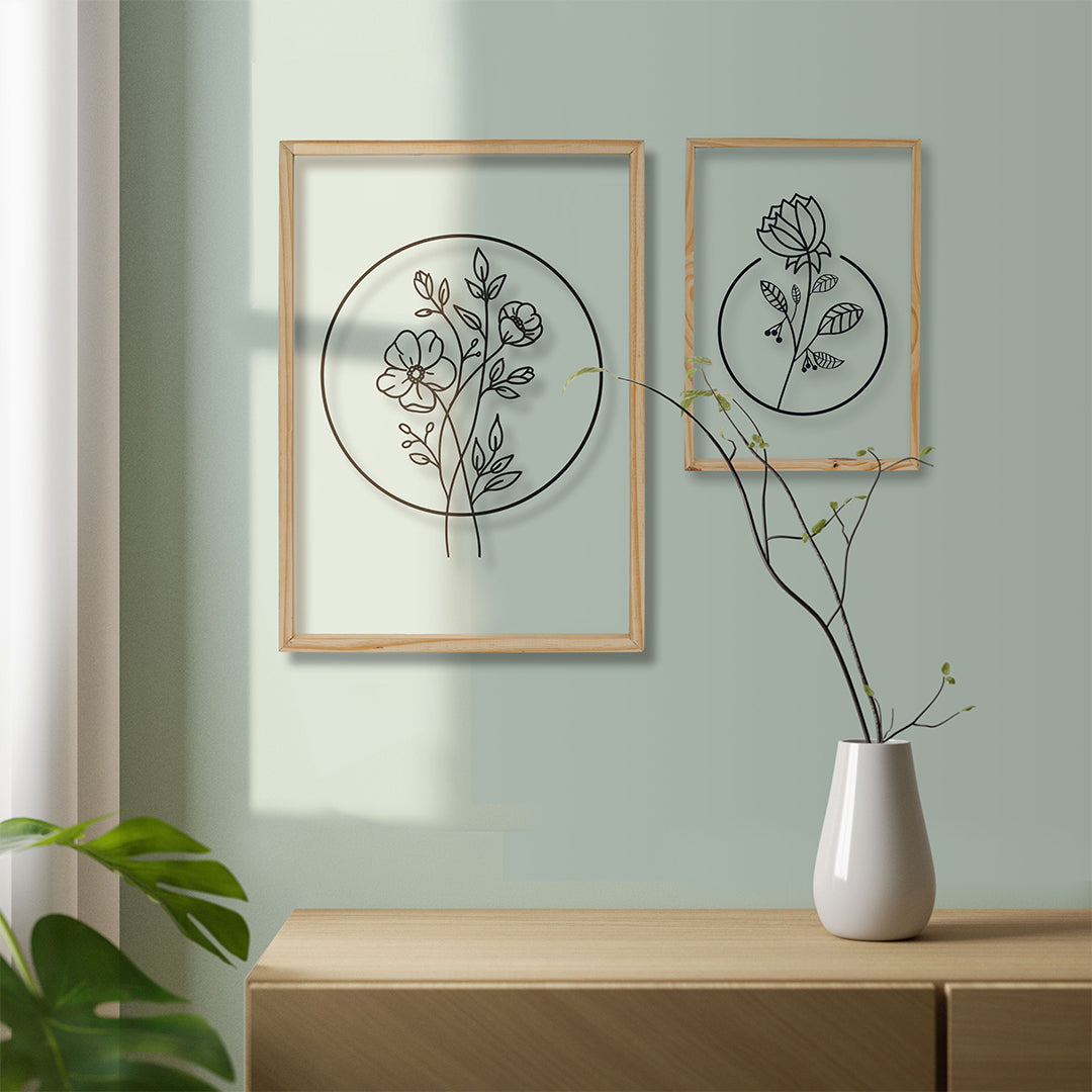 Bunch Of Flowers Acrylic Frame