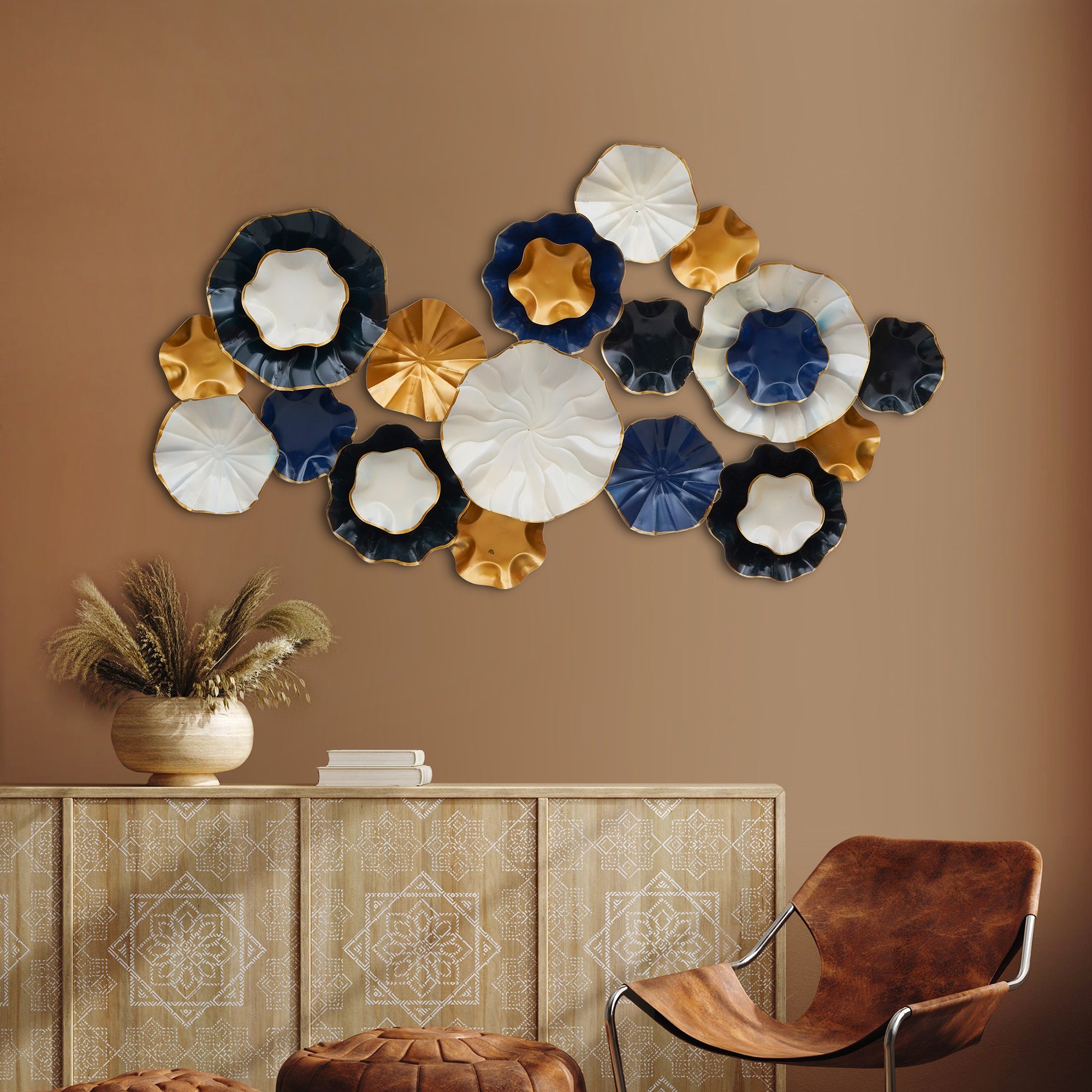 Big Size Multicolor Metal Wall Art