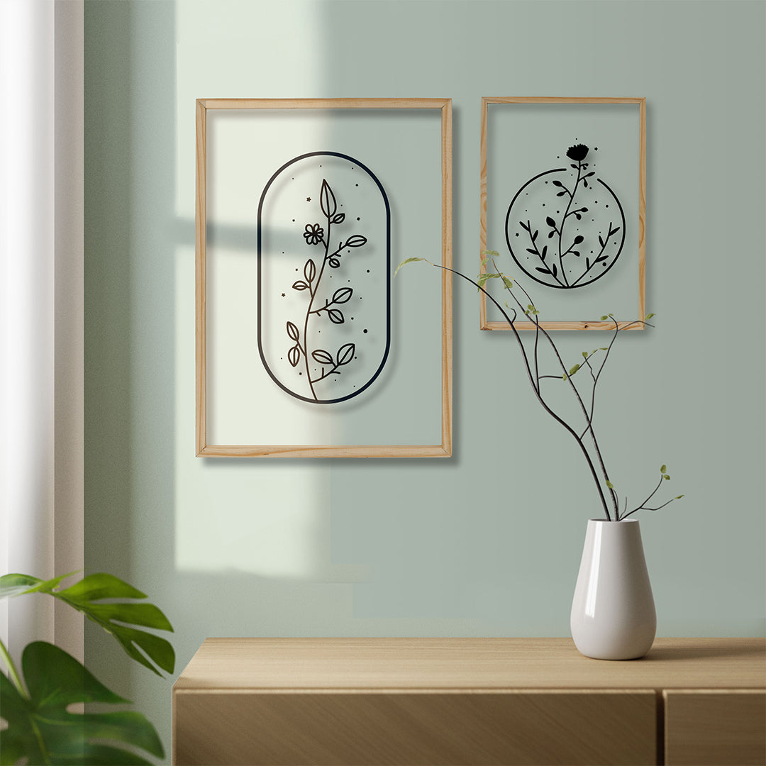 Beautiful Flower Acrylic Frame