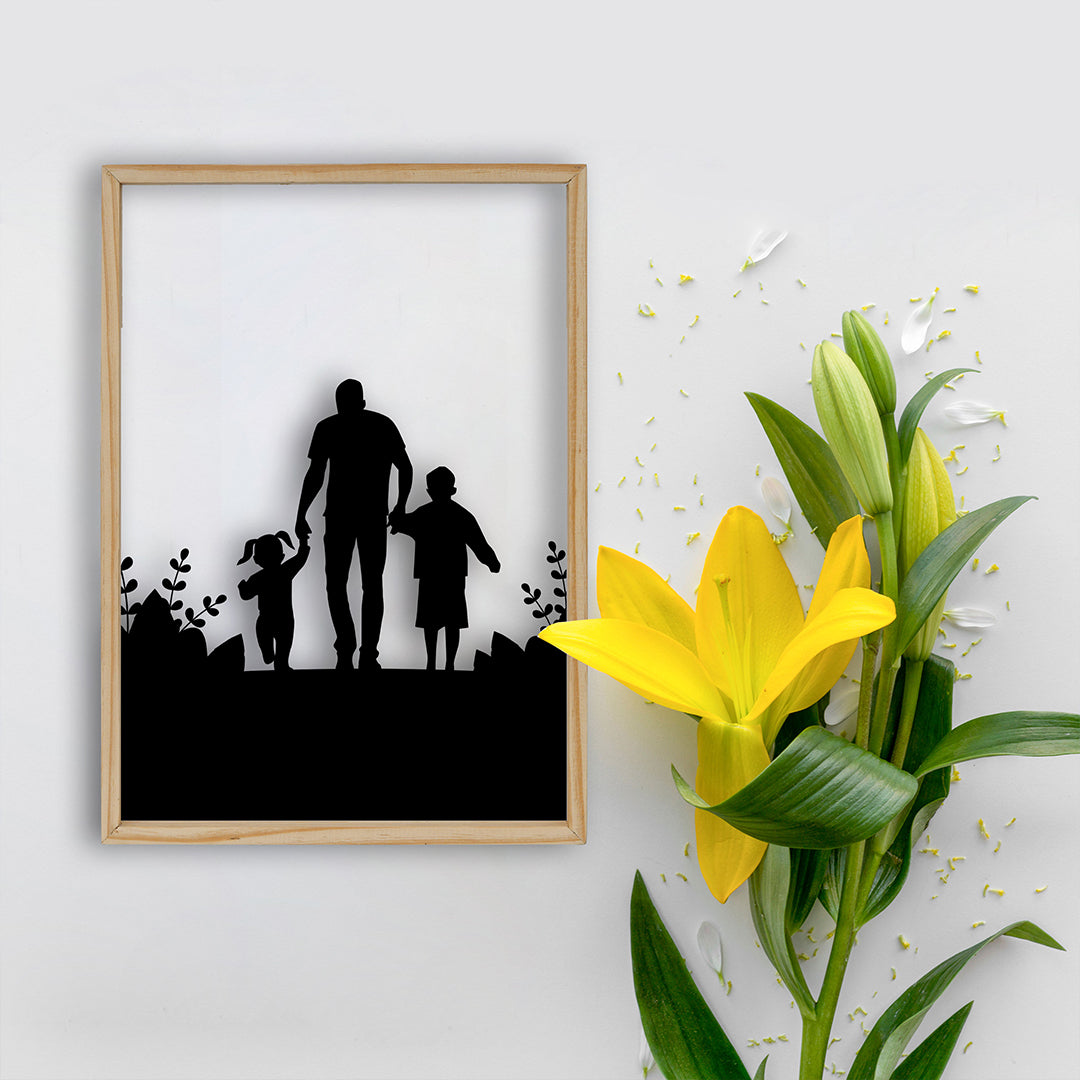 Small Family Acrylic Frame