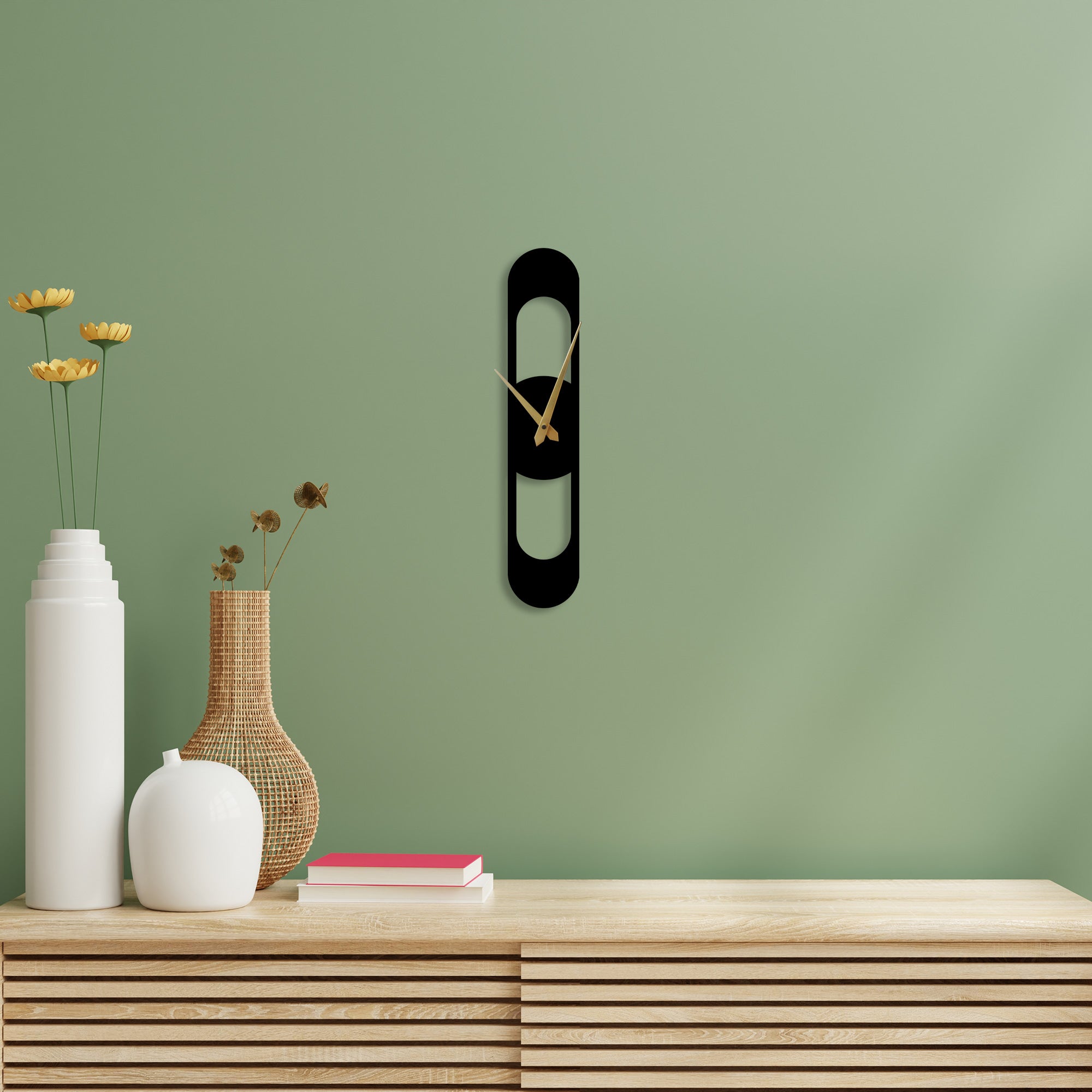 Modern Look Hanging Metal Wall Clock