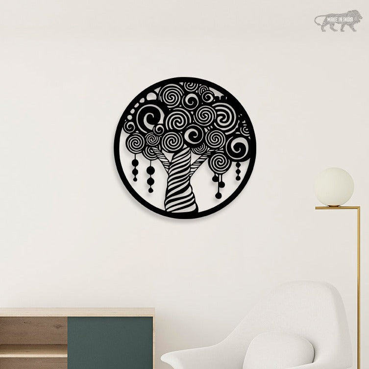 Antique Tree Metal Wall Art