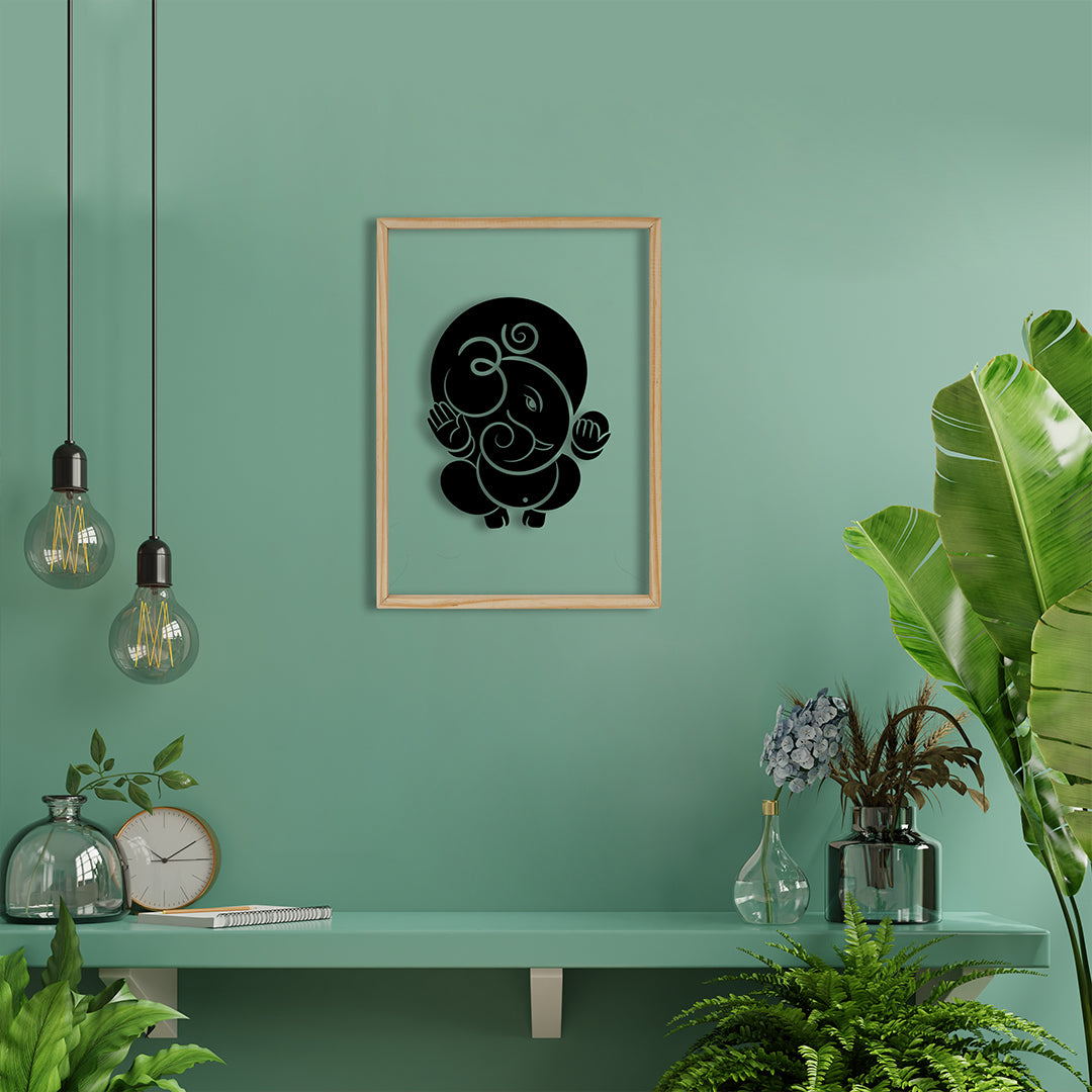 Elegant Ganesha Acrylic Frame