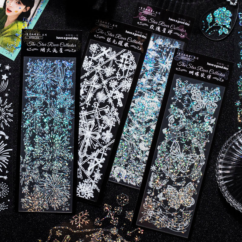 6PCS The star River Series sticker