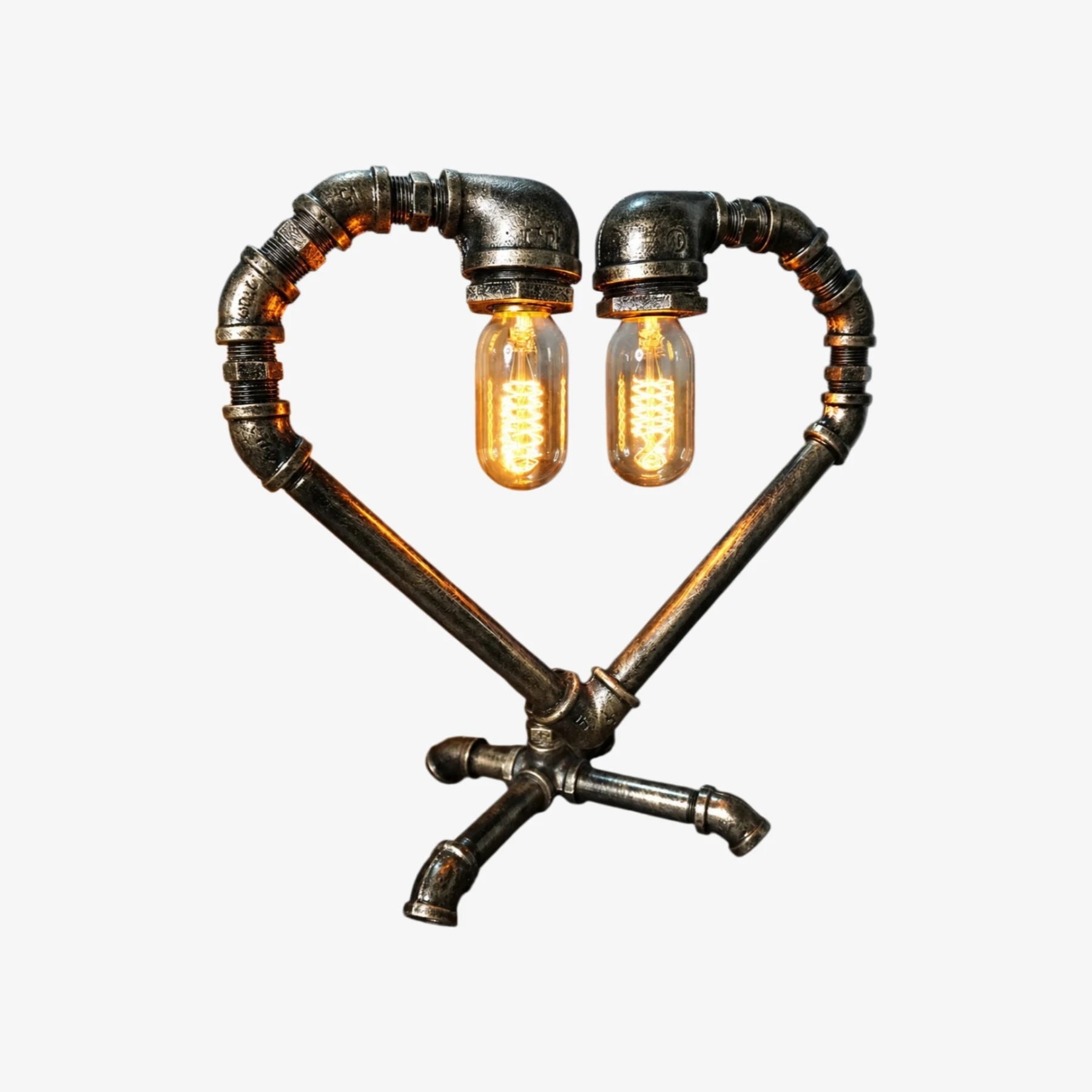 Ai Ai Style retro industrial pipe table lamp