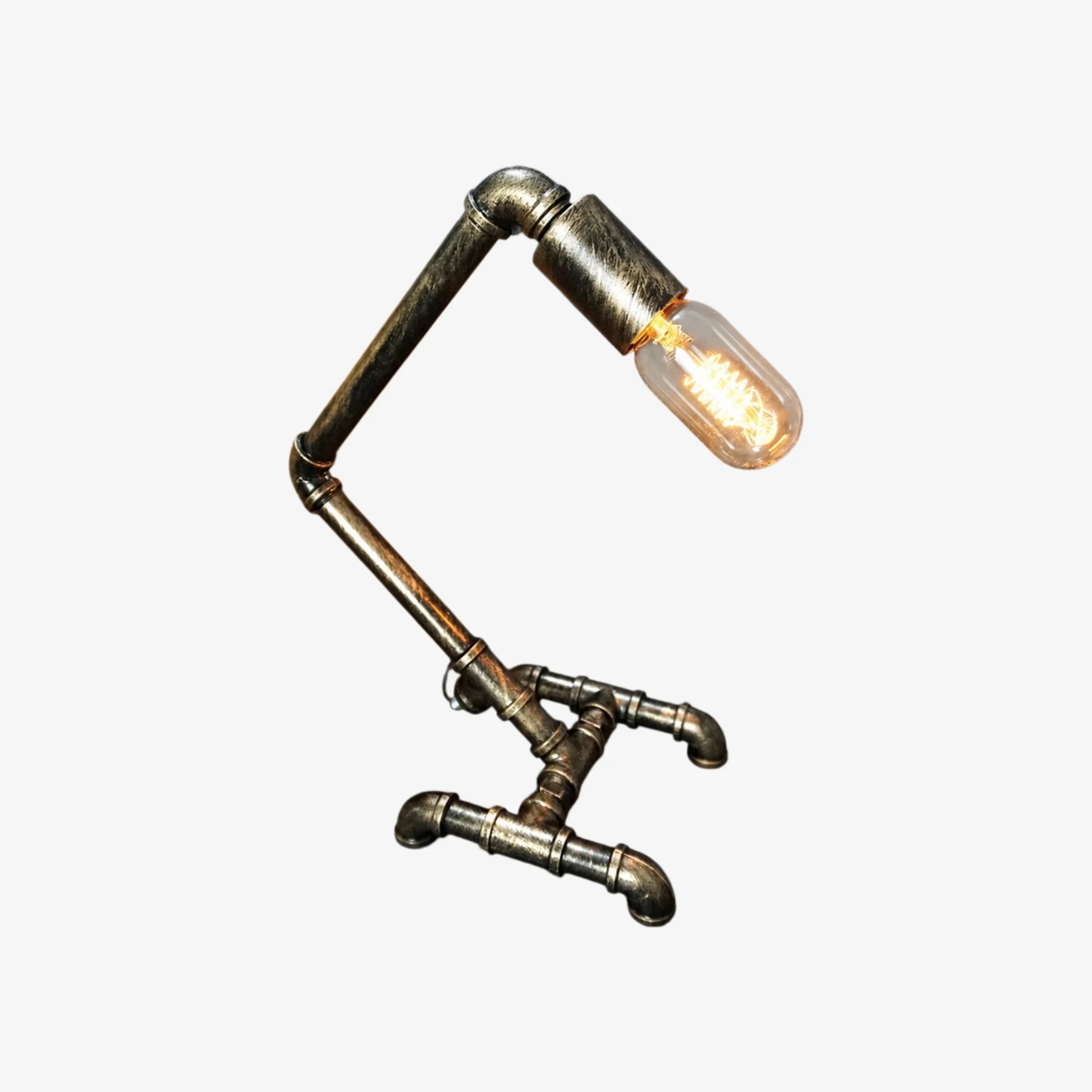 Ora Style retro industrial pipe table lamp