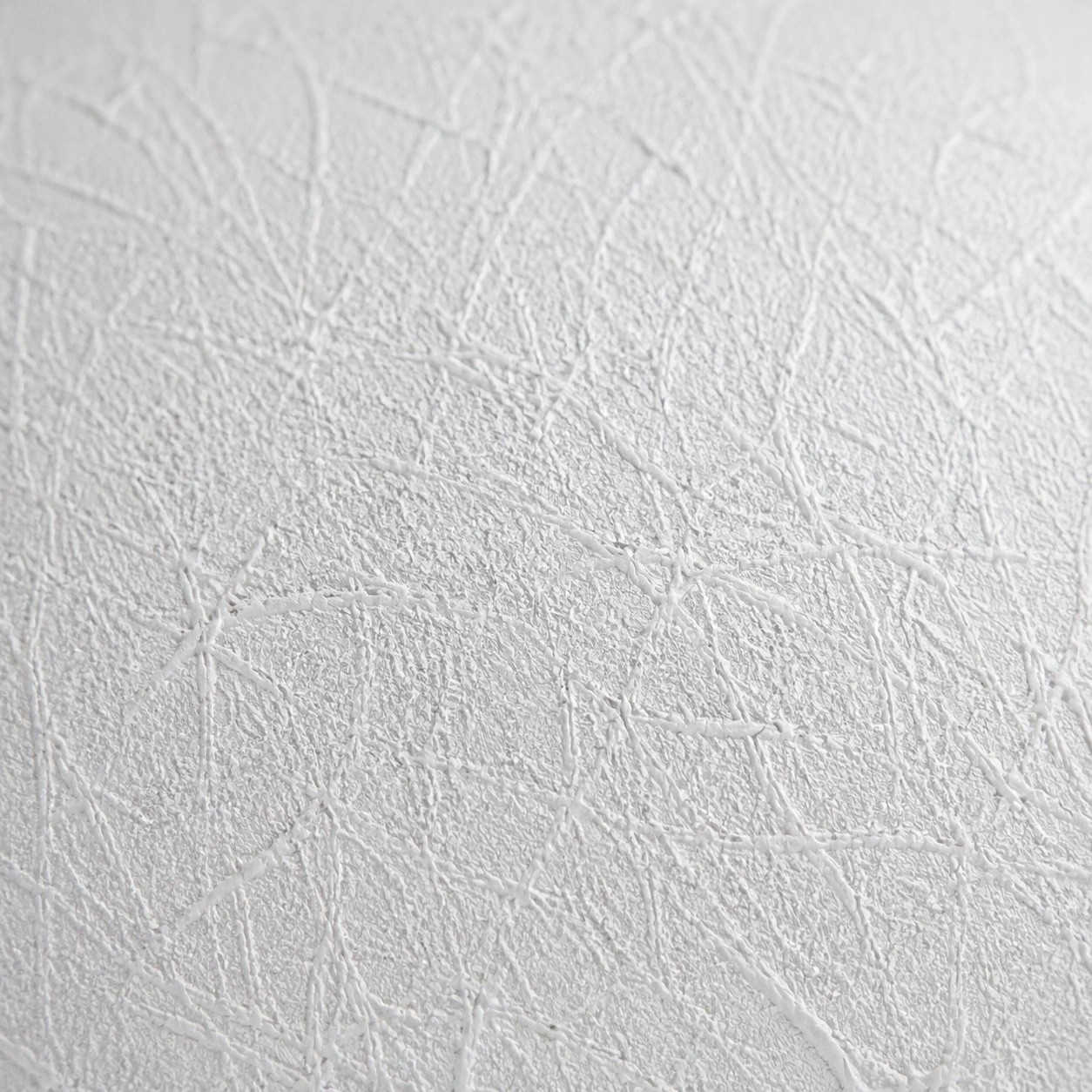 Fine textured diffuser detail on the white ceiling light