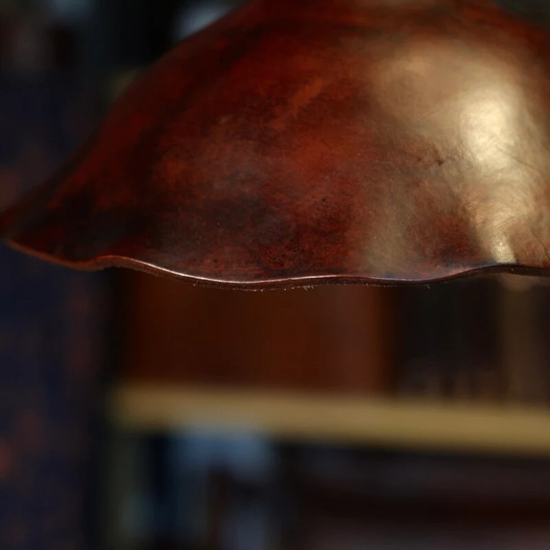 Cowhide leather shade detail 6