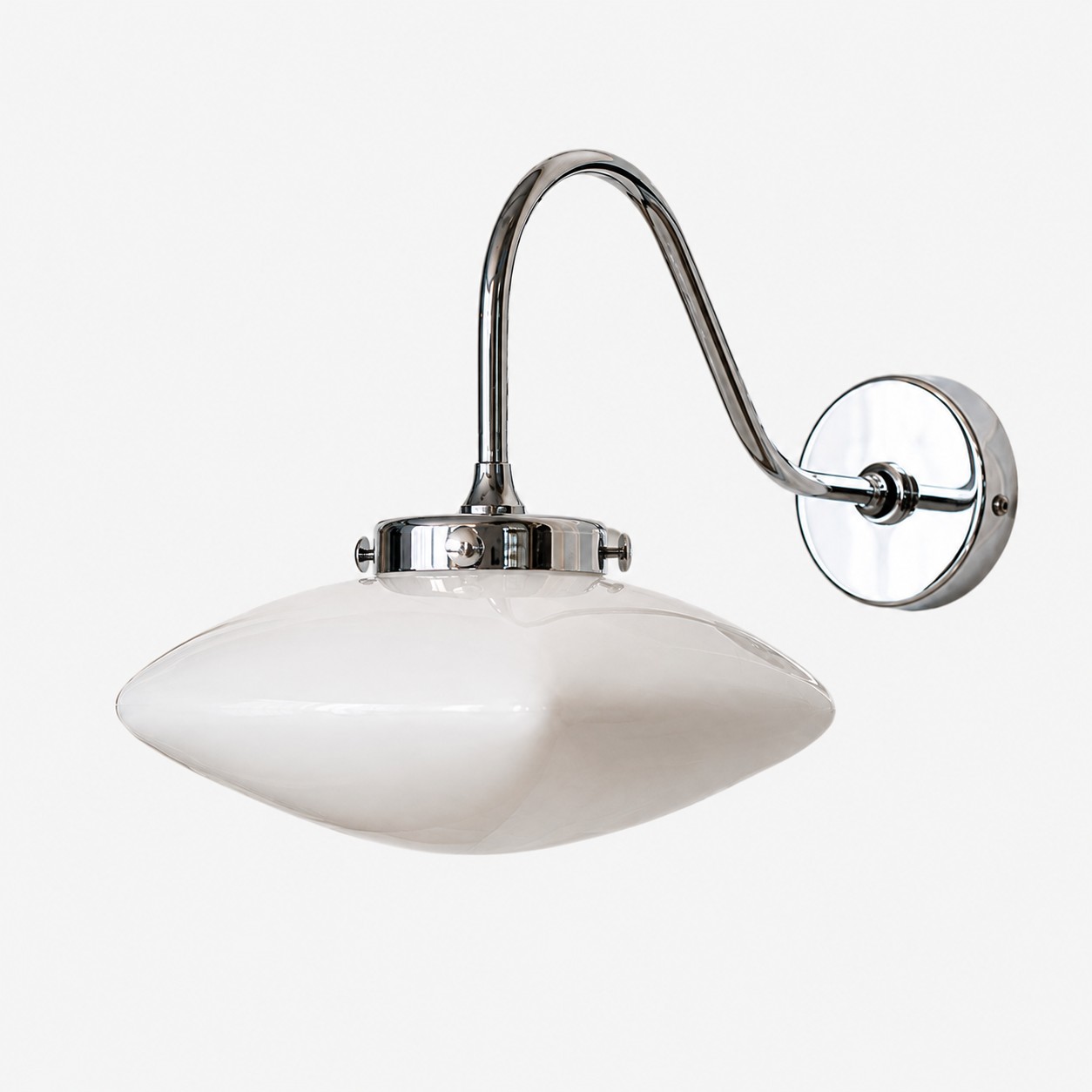 Complete SKU view of the vintage glass wall sconce