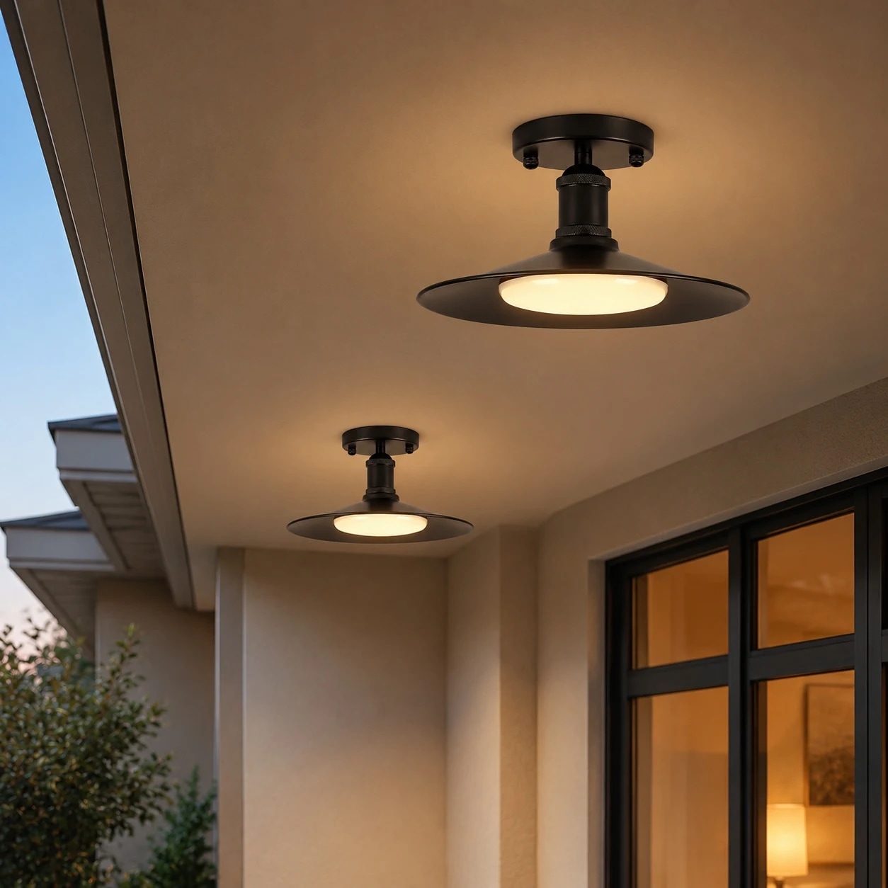 Leviaxa black metal light for garden ambience