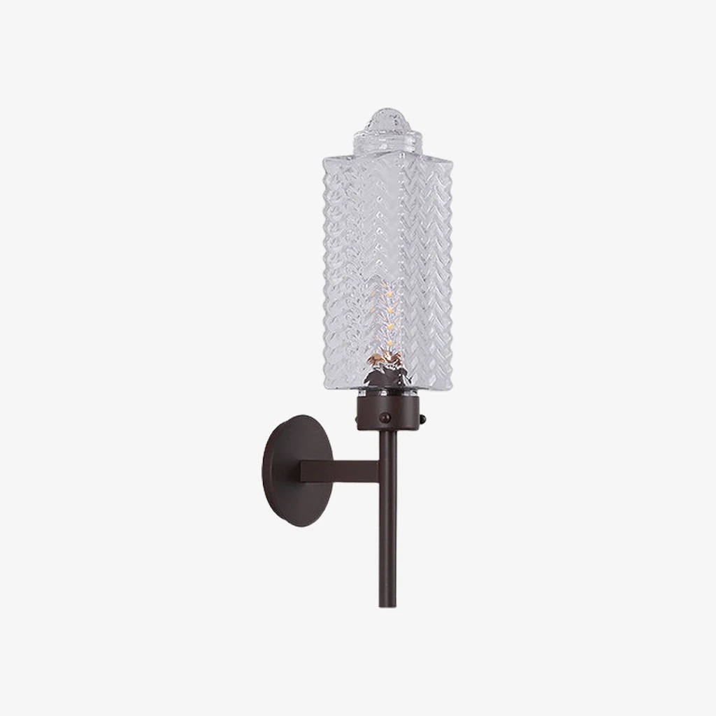 Coffee brown finish outdoor wall sconce