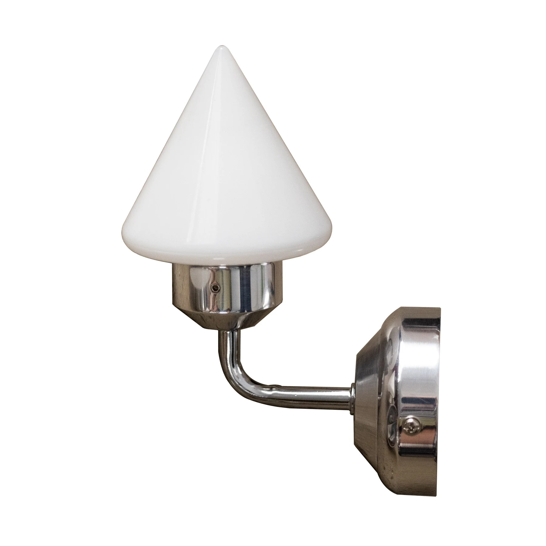 White glass shade option