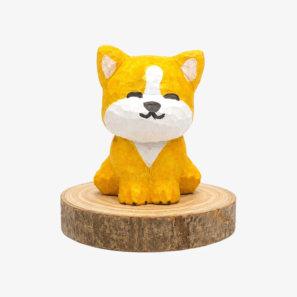 Figurines d'animaux en bois sculptées à la main