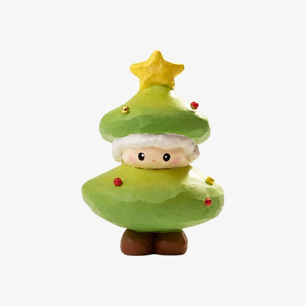 Ornement de sapin de Noël en bois fait main, style C