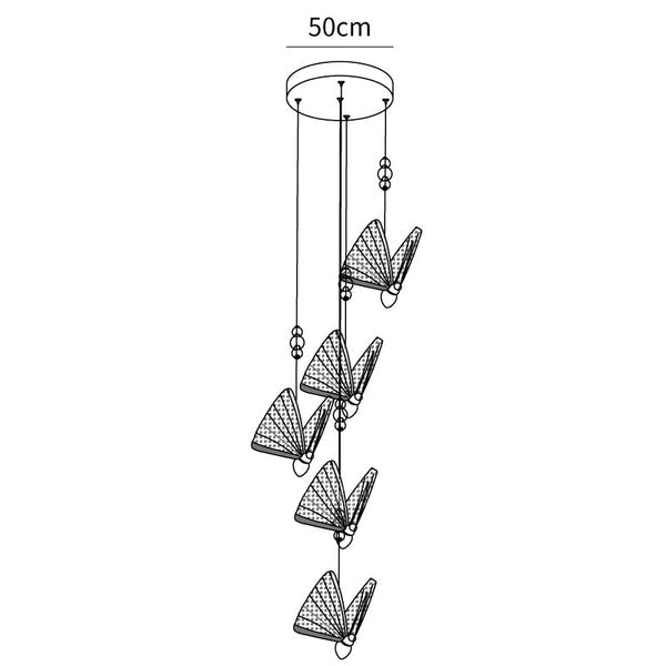 Butterfly Pendant Light