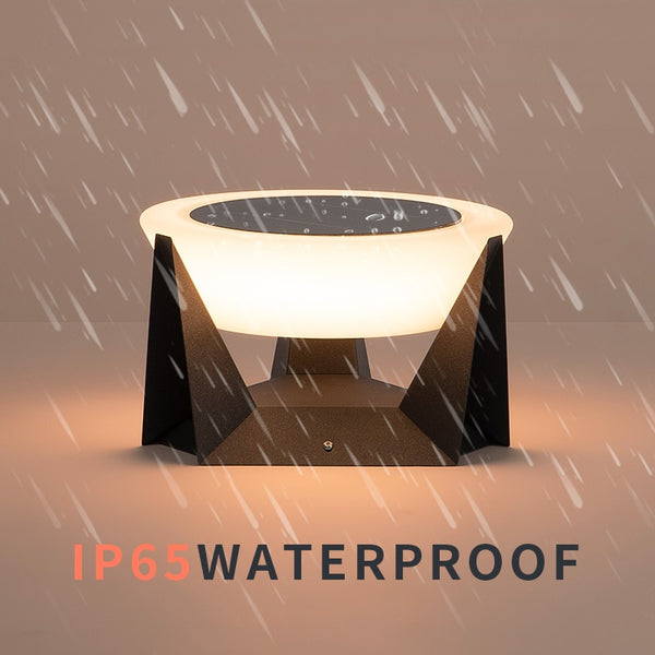 Zenduce - Tesla - Tesla - IP65 Waterproof outdoor solar-powered landscape light. Warm light(3000K) LED with >30 000 hours of lifetime. Comes with remote control. Easy to install and maintain. Perfect for creating a mood in a garden, or as decoration by the pool, on gates, etc.