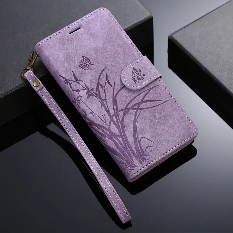 flower flip case for google pixel 8 8a 7 7a 6 6a pro lanyard pu leather wallet card slot stand magnetic phone bag cover details 1