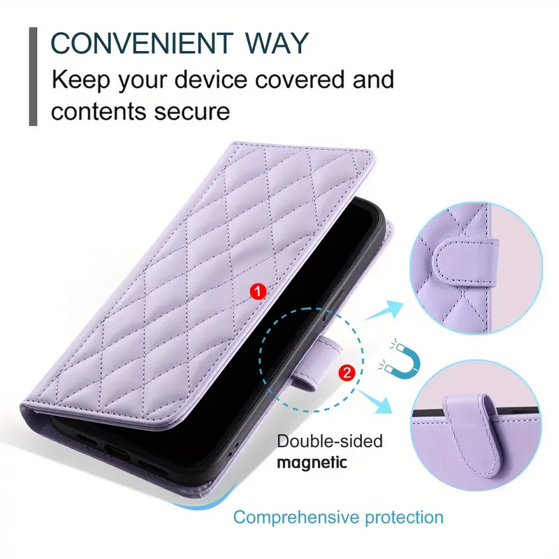 pu leather flip case for google pixel 8 7 pro 8a 7a 6a lanyard wallet card slot magnetic stand phone bag cover details 9