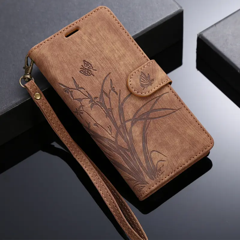 flower flip case for google pixel 8 8a 7 7a 6 6a pro lanyard pu leather wallet card slot stand magnetic phone bag cover details 5