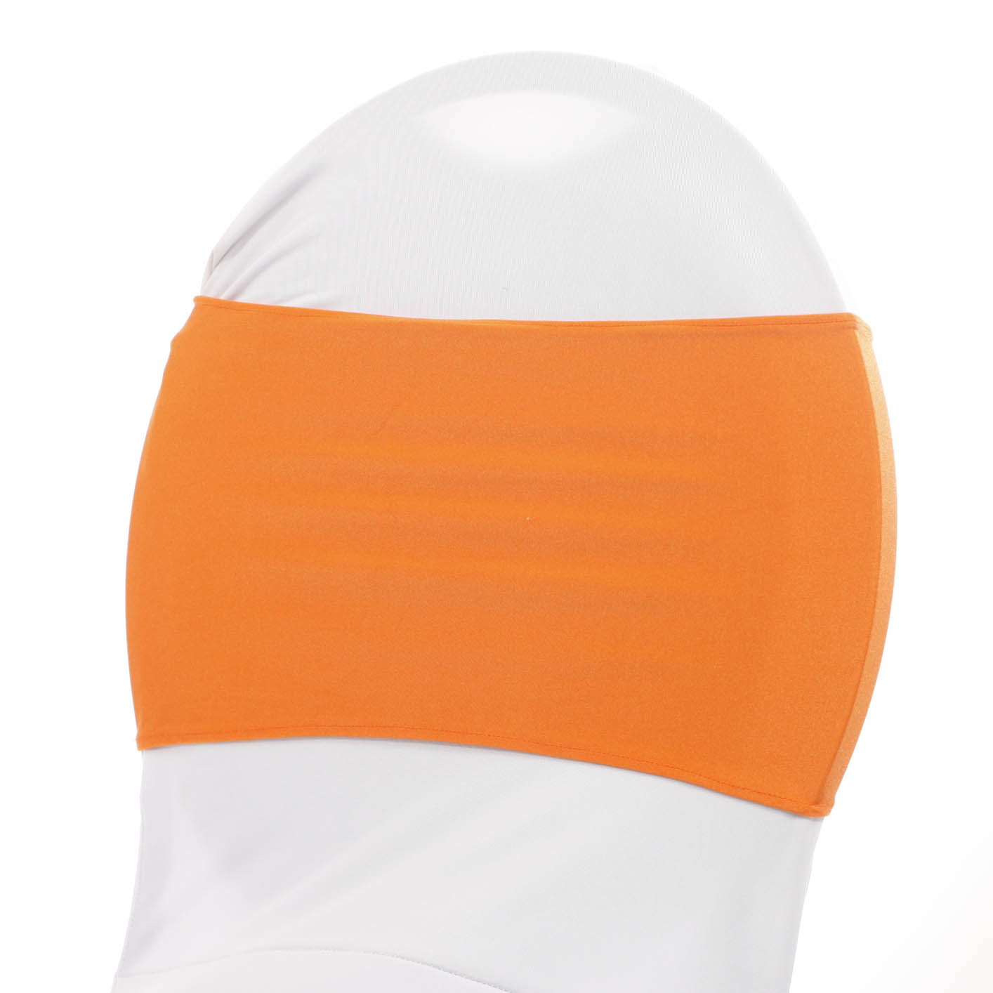 Lycra Chair Bands Shimmer - Orange
